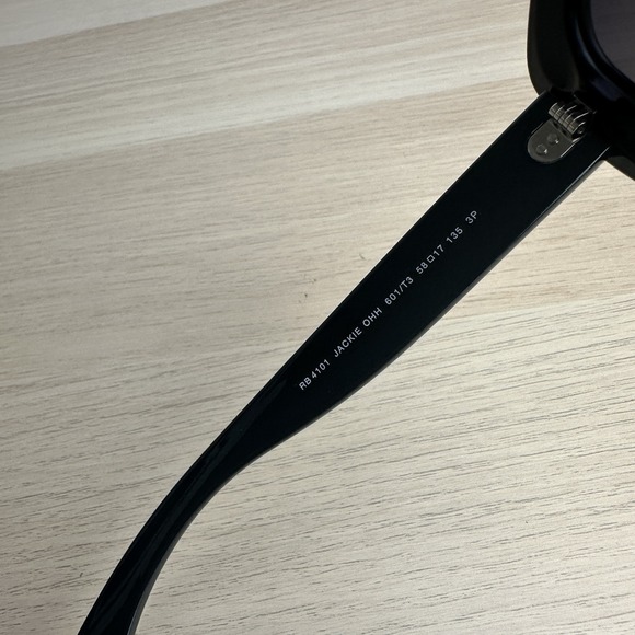 Ray-Ban Jackie Ohh RB4101 Women's Sunglasses Black Gradient Polarized 58mm - Picture 3 of 7